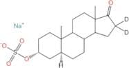 Sodium 5α-Androstan-3α-ol-17-one-16,16-d2 Sulfate