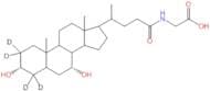Glycochenodeoxycholic-2,2,4,4-d4 Acid