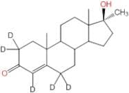 4-Androsten-17α-methyl-17β-ol-3-one-2,2,4,6,6-d5.