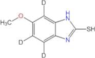 2-Mercapto-5-methoxy-benzimidazole-4,6,7-d3