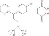 (±)-Chlorpheniramine-d6Maleate (N,N-dimethyl-d6)