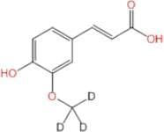 4-Hydroxy-3-methoxy-d3-cinnamic Acid