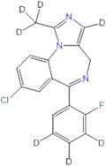 Midazolam-d7 (1-methyl-d3-4H-imidazo-3-d1; 2-fluorophenyl-3,4,5-d3)*