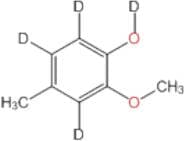 2-Methoxy-4-methylphenol-3,5,6-d3,OD
