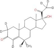4-Pregnen-6a-methyl-17-ol-3,20-dione-2,2,4,6ß,21,21,21-d7