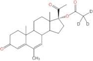 4,6-Pregnadien-6-methyl-17-ol-3,20-dione Acetate-d3