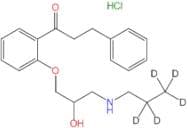 (±)-Propafenone-d5 HCl(propyl-2,2,3,3,3-d5) (non marqué 34183-22-7)