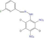 3-Fluorobenzaldehyde2,4-Dinitrophenylhydrazone-3,5,6-d3