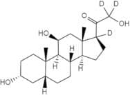 5β-Pregnan-3α, 11β,21-triol-20-one-17α,21,21-d3 (Tetrahydrocorticosterone)