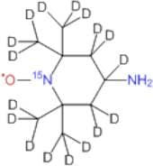 4-Amino-2,2,6,6-tetramethyl-piperidine-d17; 1-15N-1-oxyl"Carboglace"