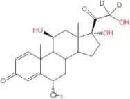 1,4-Pregnadien-6α-methyl-11β,17α,21-triol-3,20-dione-21,21-d2