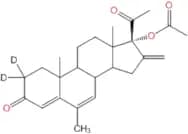 4,6-Pregnadien-6-methyl-16-methylene-17-ol-3,20-dione-2,2-d2 Acetate