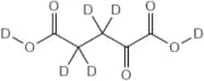 2-Oxo-1,5-pentanedioic Acid-d6
