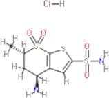 Dorzolamide Related Compound D ((4S,6S)-4-Amino-6-methyl-5,6-dihydro-4H-thieno[2,3-b]thiopyran-2-s…
