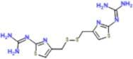 Famotidine Related Compound E (2,2'-[4,4'-disulfanediylbis(methylene)bis(thiazole-4,2-diyl)]diguan…