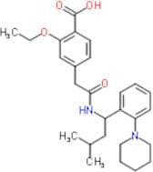 Repaglinide Related Compound E ((R)-2-Ethoxy-4-[2-({3-methyl-1-[2-(piperidin-1-yl)phenyl]butyl}ami…