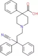 Diphenoxylate Related Compound A CI (1-(3-Cyano-3,3-diphenylpropyl)-4-phenylpiperidine-4-carboxyli…