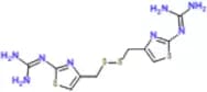 Famotidine Related Compound E (2,2'-[4,4'-disulfanediylbis(methylene)bis(thiazole-4,2-diyl)]diguan…