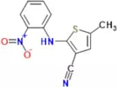 Olanzapine Related Compound A (5-Methyl-2-((2-nitrophenyl)amino)-3-thiophenecarbonitrile)
