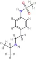Sotalol Related Compound C (N-{4-[2-(Isopropylamino)ethyl]phenyl}methanesulfonamide hydrochloride)