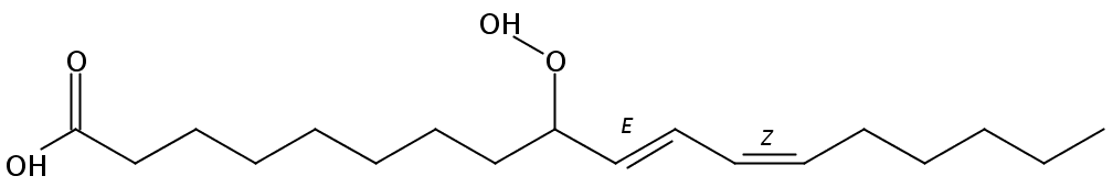 9-Hydroperoxy-10(E),12(Z)-octadecadienoic acid