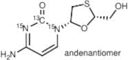 Lamivudine-13C-15N2 (Mixture of Enantiomers)