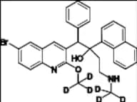 rac-N-Desmethyl Bedaquiline-d6 (Mixture of Diastereomers)