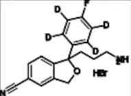 Didesmethyl citalopram-d4.HBr