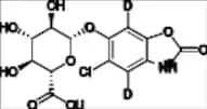 6-Hydroxy Chlorzoxazone β-D-Glucuronide-d2-15N Lithium Salt