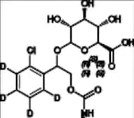 rac-Carisbamate-d4-D-O-Glucuronide (Mixture of Diasteromers)