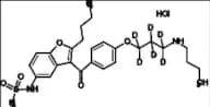 Dronedarone EP Impurity A-d6 HCl (N-Desbutyl Dronedarone-d6 HCl)