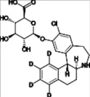 N-Desmethyl Ecopipam-d4 O-Glucuronide