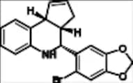 (3aS,4R,9bR)-4-(6-Bromo-1,3-benzodioxol-5-yl)-3a,4,5,9b-tetrahydro-3H-cyclopenta[c]quinoline (G-15)
