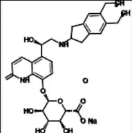 Indacaterol 8-O-Glucuronide Sodium Salt