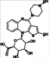 Olanzapine-N10-Glucuronide (Mixture of Diastereomers)
