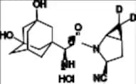 5-Hydroxy Saxagliptin-13C-d2 HCl