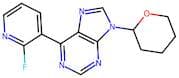 6-(2-Fluoropyridin-3-yl)-9-(tetrahydro-2H-pyran-2-yl)-9H-purine