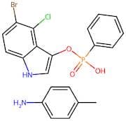 5-Bromo-4-chloro-3-indolyl phenyl phosphonate, p-toluidine salt