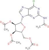 2-Acetamido-6-chloro-9-(2,3,5-tri-O-acetyl-β-D-ribofuranosyl)purine
