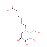 N-(5-Carboxypentyl)-1-deoxygalactonojirimycin