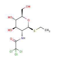 Ethyl 2-deoxy-1-thio-2-trichloroacetylamino-β-D-glucopyranoside