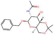 Benzyl 2-acetamido-2-deoxy-4,6-O-isopropylidene-β-D-glucopyranoside