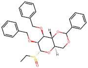 Ethyl 2,3-di-O-benzyl-4,6-O-(R)-benzylidene-1-deoxy-1-thio-α-D-mannopyranoside S-oxide