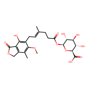 Mycophenolic acid acyl-βeta-D-glucuronide