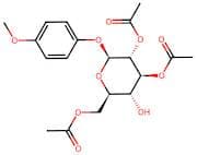 4-Methoxyphenyl 2,3,6-tri-O-acetyl-β-D-glucopyranoside