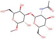 Methyl 3-O-(2-acetamido-2-deoxy-β-D-glucopyranosyl)-β-D-galactopyranoside