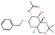 Benzyl 2-acetamido-2-deoxy-4,6-O-isopropylidene-α-D-glucopyranoside