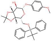 4-Methoxyphenyl 6-O-tert-butyldiphenylsilyl-3,4-O-isopropylidene-β-D-galactopyranoside