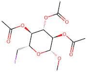 Methyl 2,3,4-tri-O-acetyl-6-deoxy-6-iodo-β-D-glucopyranoside