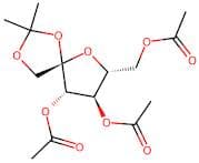 3,4,6-Tri-O-acetyl-1,2-O-isopropylidene-β-D-fructofuranose